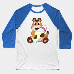 Meerkat Baby bottle Baseball T-Shirt